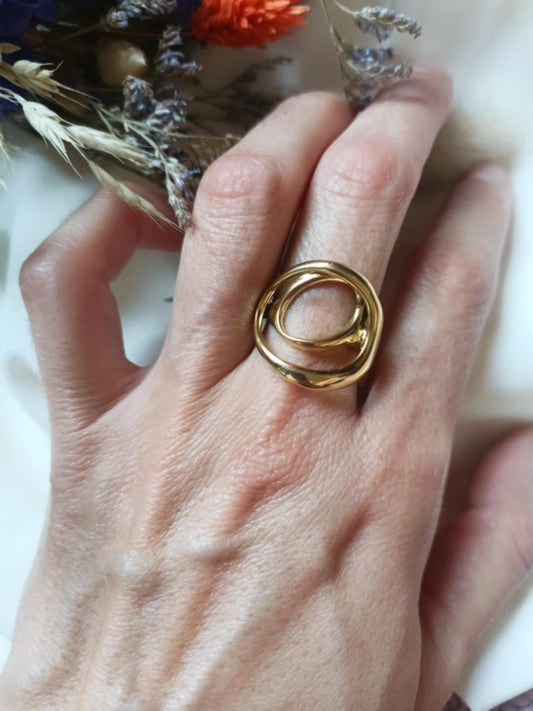 Bague en acier inoxydable - Polina