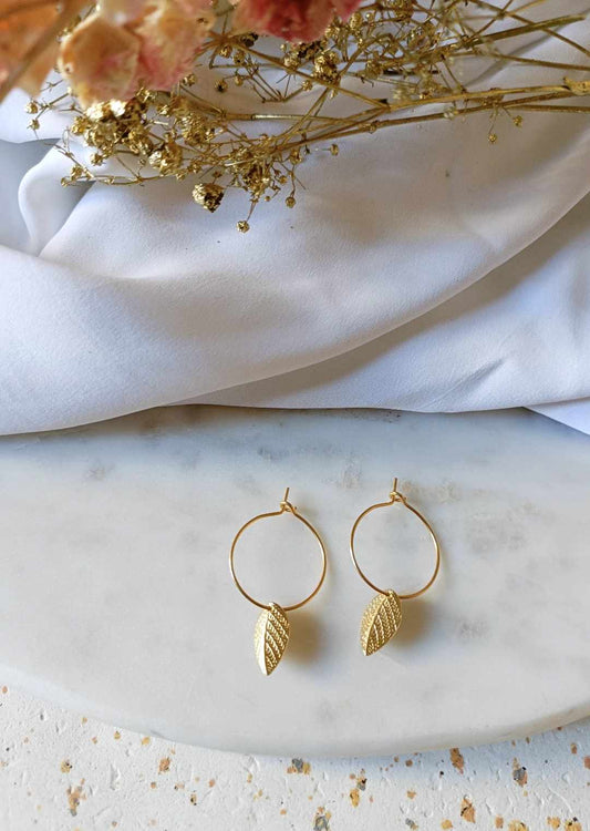 Boucles d'oreilles en acier inoxydable - Loop