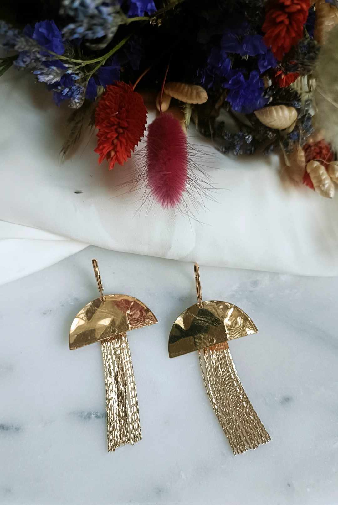 Boucles d'oreilles en acier inoxydable - Mermaid