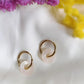 Boucles d'oreilles en acier inoxydable et résine - Roundy