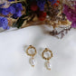 Boucles d'oreilles en acier inoxydable et perle d'eau douce - Léana