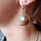 Boucles en acier inoxydable et nacre - Carie