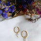 Boucles d'oreilles en acier inoxydable et perle d'eau douce - Rosie