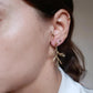 Boucles d'oreilles en acier inoxydable - Mimosa