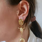 Boucles d'oreilles en acier inoxydable - Bobbie