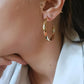 Boucles d'oreilles en acier inoxydable - Créoles Elsa