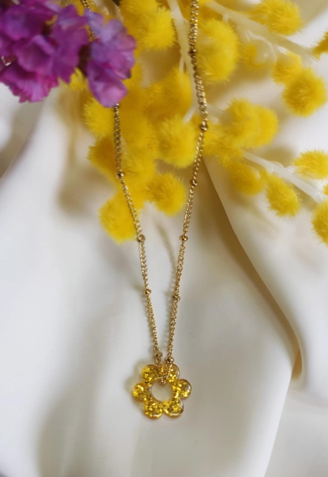 Collier en acier inoxydable - Janis glitter