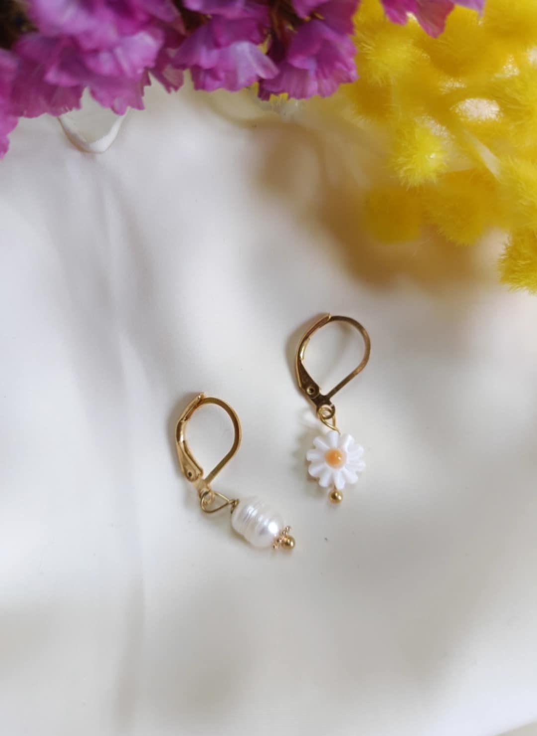 Boucles d'oreilles en acier inoxydable - Miniardises à composer à l'unité ou par 2
