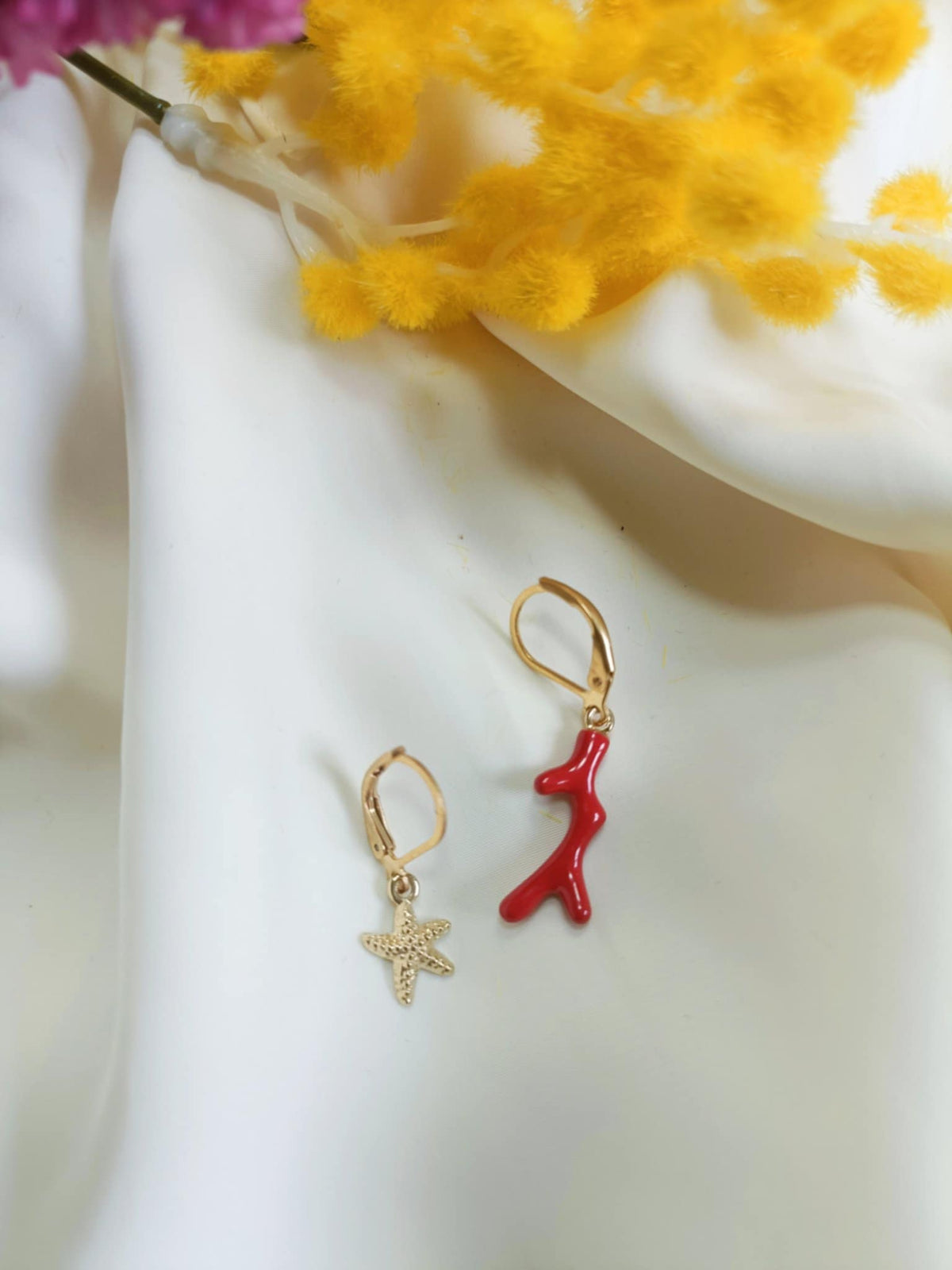 Boucles d'oreilles en acier inoxydable - Miniardises à composer à l'unité ou par 2