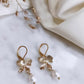 Boucles d'oreilles en acier inoxydable - Hortensia