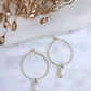 Boucles d'oreilles en acier inoxydable - Clémence