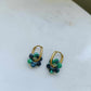 Boucles d'oreilles en acier inoxydable et résine - Janis