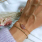 Bracelet en acier inoxydable - Dorie rose