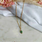 Collier en acier inoxydable - Doria rubis zoisiste