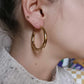 Boucles d'oreilles en acier inoxydable - Colline