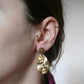 Boucles d'oreilles en acier inoxydable - Léonie