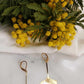 Boucles d'oreilles en acier inoxydable - Gin
