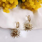 Boucles d'oreilles en acier inoxydable - Sunshine