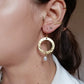 Boucles d'oreilles en acier inoxydable - Siné