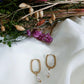 Boucles d'oreilles en acier inoxydable et perle d'eau douce - Bloom