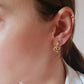 Boucles en acier inoxydable et nacre - Fallone