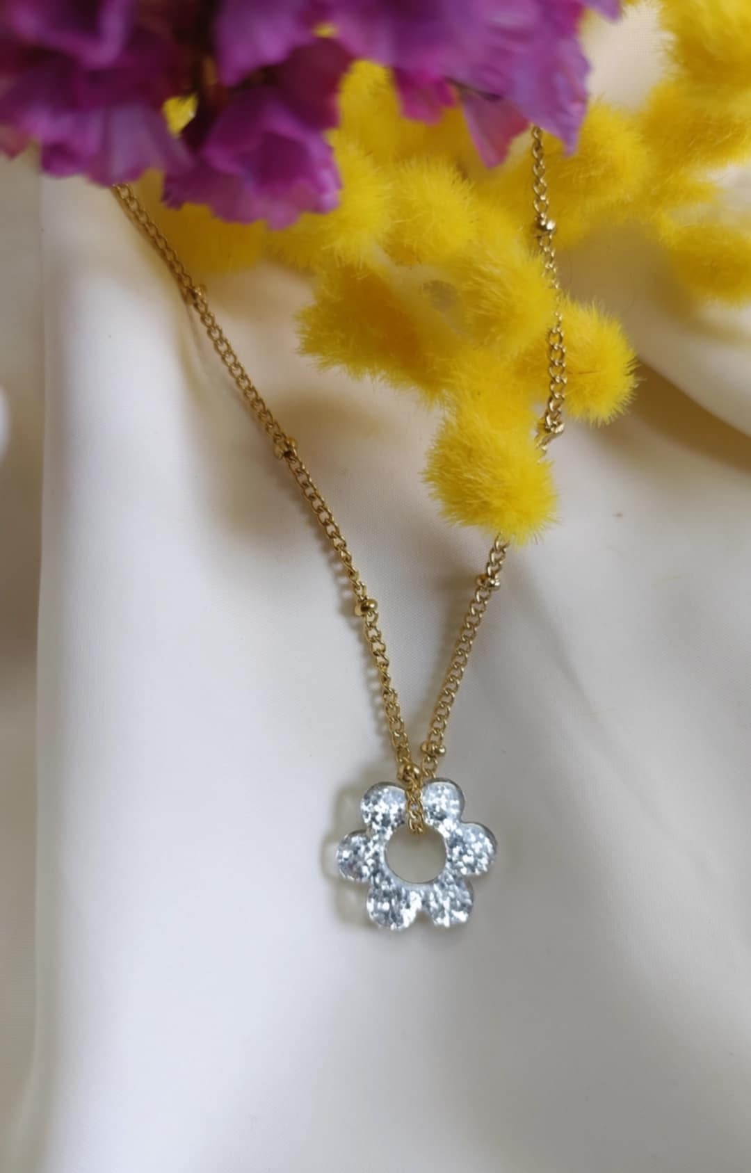 Collier en acier inoxydable - Janis glitter