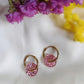 Boucles d'oreilles en acier inoxydable et résine - Roundy