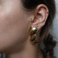 Boucles en acier inoxydable et perle d'eau douce - Mykonos