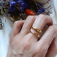 Bague en acier inoxydable - Wavy