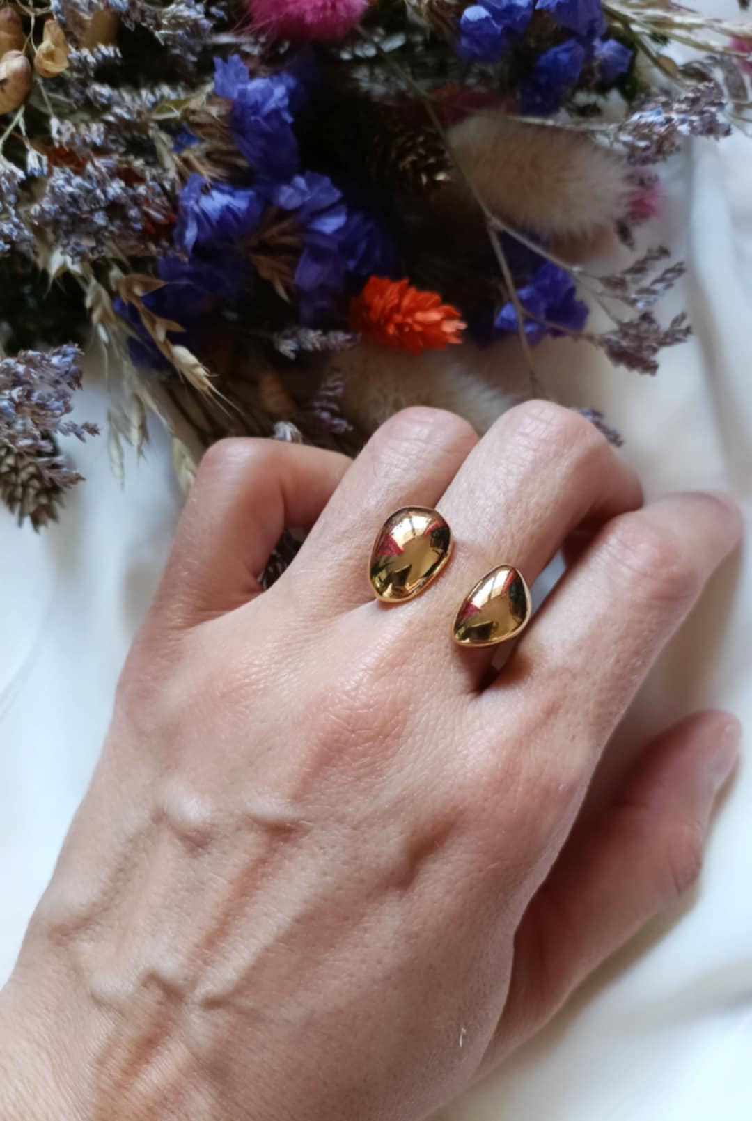 Bague en acier inoxydable - Sissy