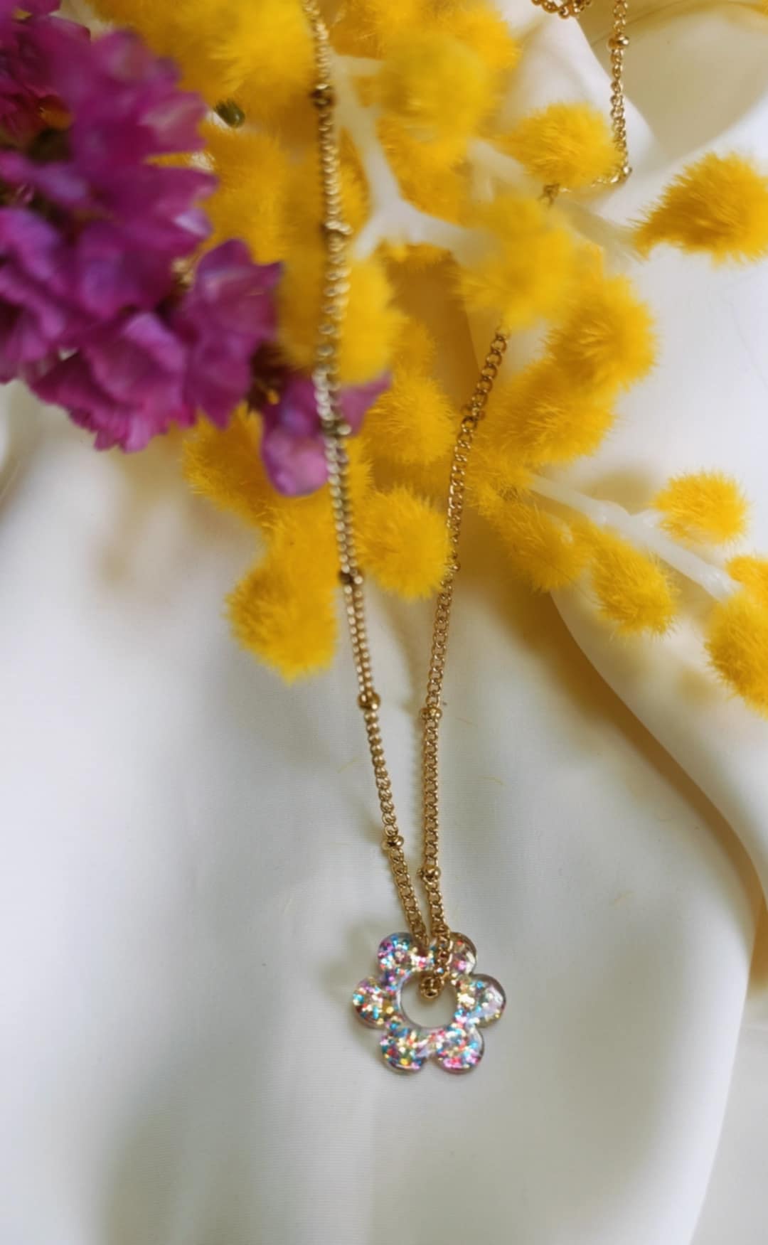 Collier en acier inoxydable - Janis glitter