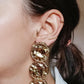 Boucles d'oreilles en acier inoxydable - Plume