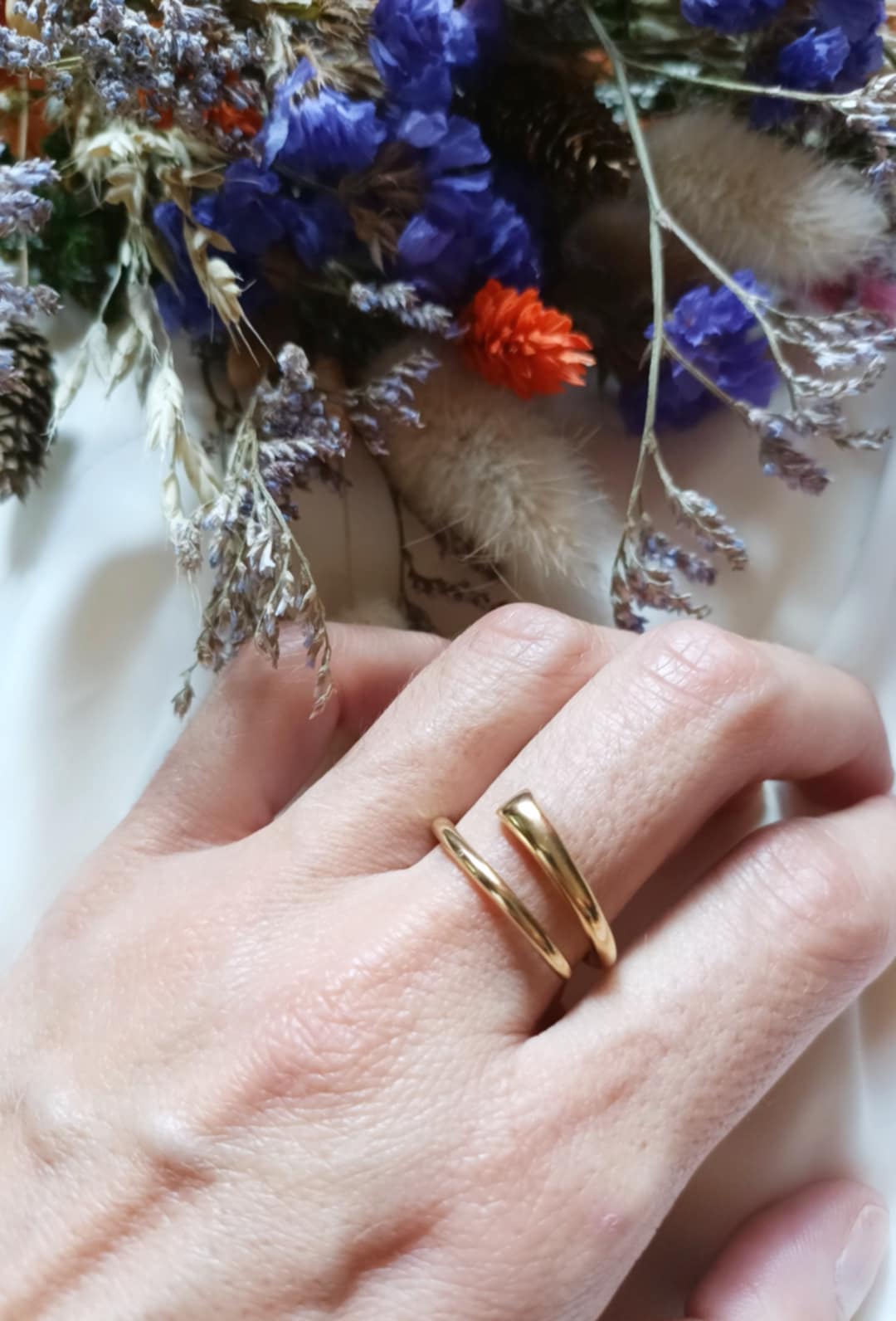 Bague en acier inoxydable - Anne