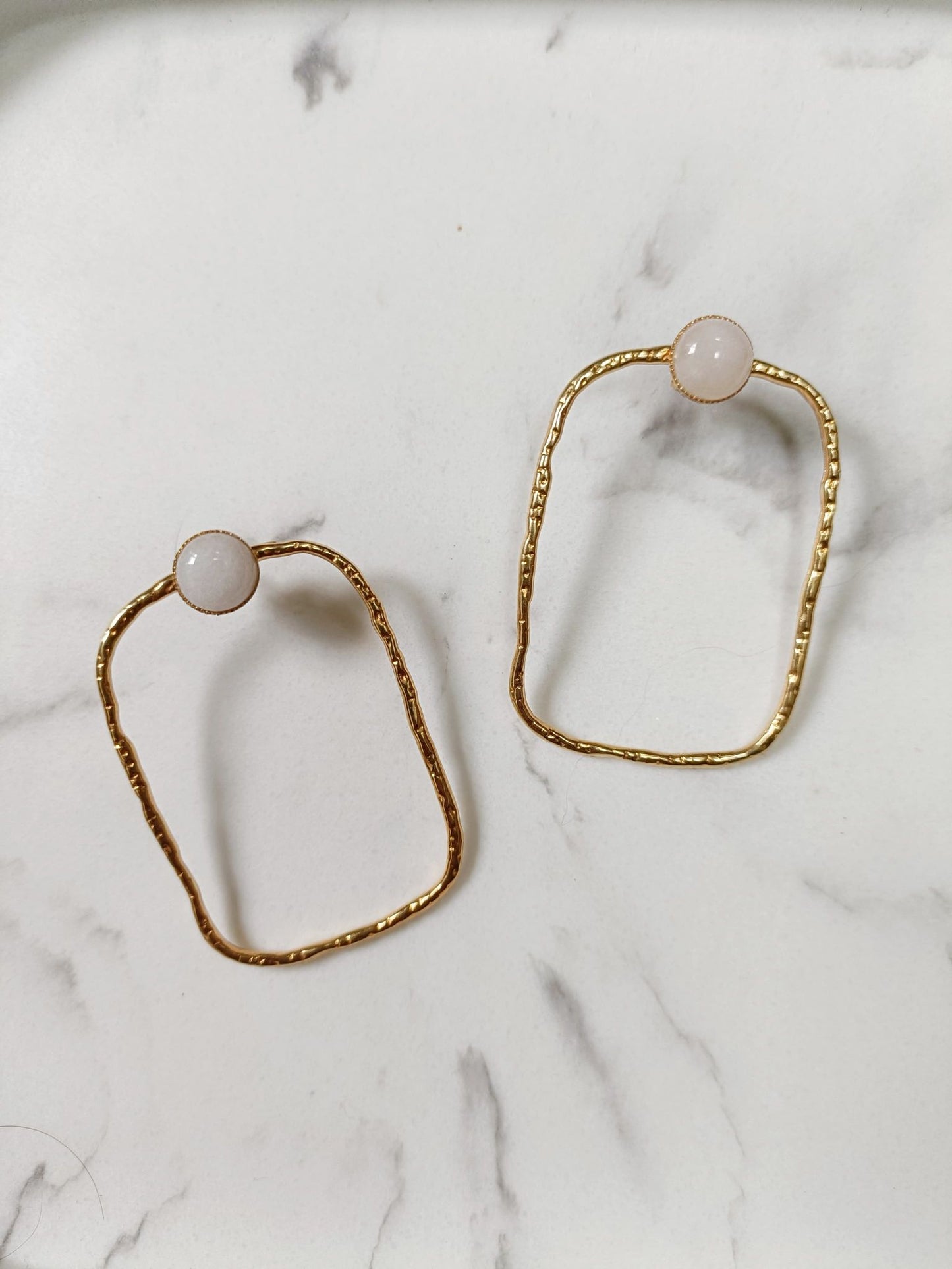 Boucles d'oreilles acier inoxydable Elie