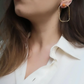Boucles d'oreilles acier inoxydable Elie