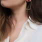 Boucles d'oreilles acier inoxydable Elie